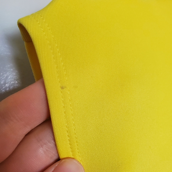 Ted Baker London Sew In Love Neon Yellow Dress 💛 Size 1 - Picture 14 of 14